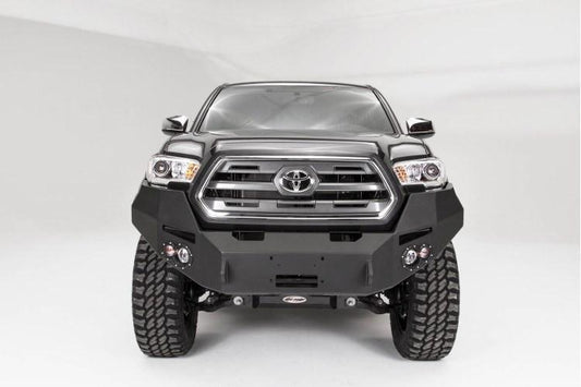 Fab Fours TT16-B3651-1 Toyota Tacoma 2016-2023 Premium Front Bumper Winch Ready No Guard