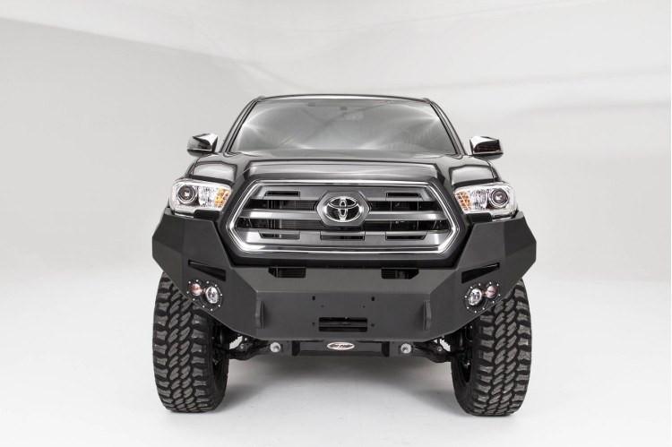 Fab Fours TT16-B3651-1 Toyota Tacoma 2016-2022 Premium Front Bumper Winch Ready No Guard