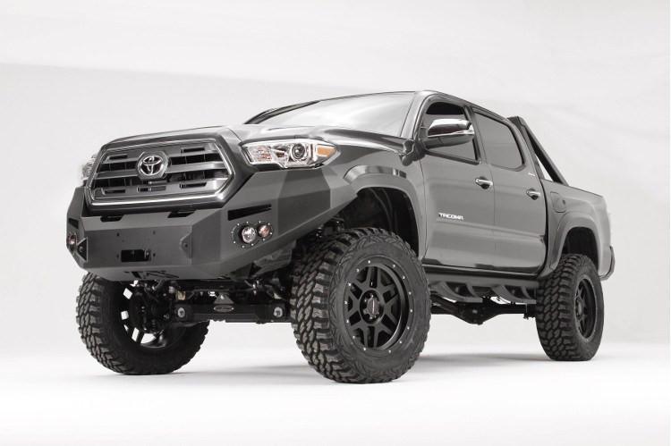 Fab Fours TT16-B3651-1 Toyota Tacoma 2016-2023 Premium Front Bumper Winch Ready No Guard