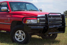 Tough Country Dodge Ram 2500/3500 2003-2005 Front Bumper Expanded Metal without Tow Hooks,  Gloss Black Powder Coat Finish TFR0217DLRESM
