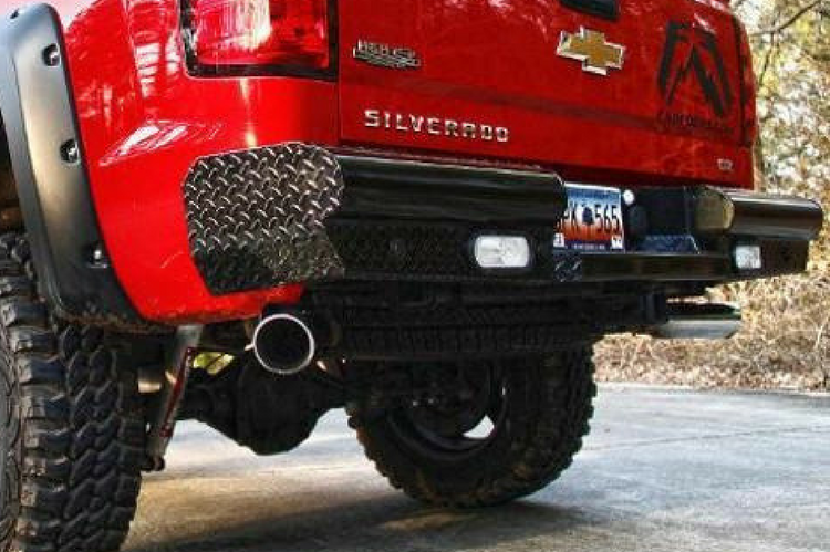 Fab Fours Chevy Silverado 1500 2014-2018 Rear Bumper CS14-T3150-1