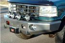 TrailReady 12100B Ford Bronco 1992-1996 Extreme Duty Front Bumper Winch Ready Base - BumperOnly