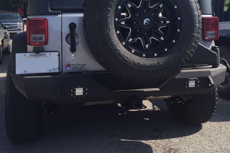 Hammerhead 600-56-0496 Jeep Wrangler JK 2007-2018 Rear Bumper Flush Mount
