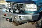 TrailReady 12100B Ford F150 1992-1996 Extreme Duty Front Bumper Winch Ready Base - BumperOnly