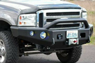 TrailReady 12200P Ford F250/F350 Superduty 1997-1998 Extreme Duty Front Bumper Winch Ready with Pre-Runner Guard - BumperOnly