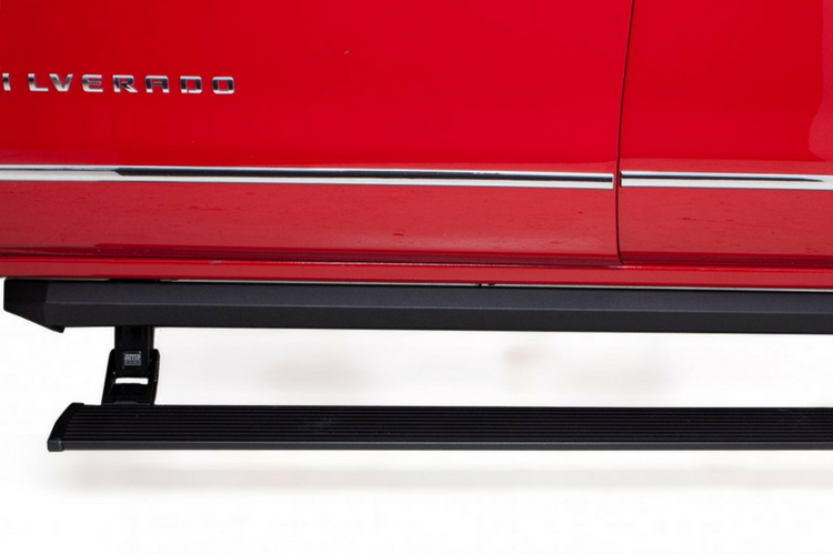 AMP Research 77154-01A Chevy Silverado 1500 2014-2018 PowerStep XL Running Board Plug N' Play System - includes OEM style illumination