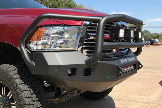 Road Armor Stealth 413F5B-NW Dodge Ram 1500 2013-2018 Front Bumper Non-Winch Lonestar Guard Square Light Port