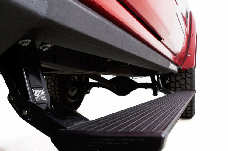 AMP Research 77154-01A GMC Sierra 1500 2014-2018 PowerStep XL Running Board Plug N' Play System - includes OEM style illumination - Crew Cab Only