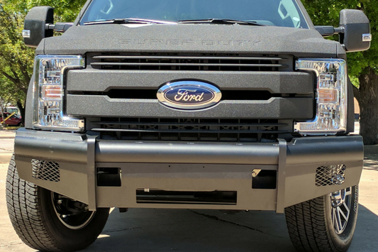 Road Armor Vaquero 611VF0B 2011-2016 Ford F250/F350 Superduty Front Bumper Non-Winch No Guard and Black Finish