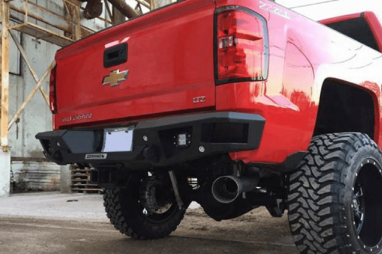 Go Rhino Chevy Silverado 1500 2014-2018 Rear Bumper 28171T