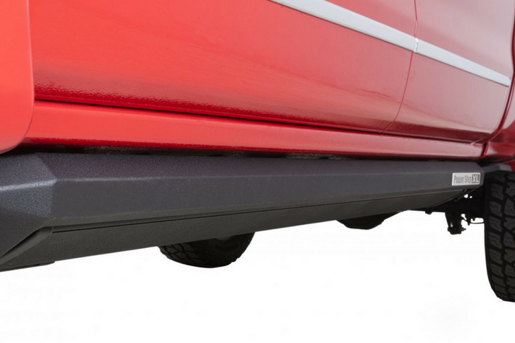 AMP Research 77154-01A GMC Sierra 1500 2014-2018 PowerStep XL Running Board Plug N' Play System - includes OEM style illumination - Crew Cab Only