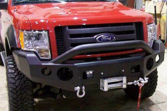 TrailReady 12201P Ford F150 2004-2008 Extreme Duty Front Bumper Winch Ready with Pre-Runner Guard - BumperOnly