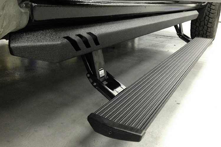 AMP Research 77154-01A Chevy Silverado 1500 2014-2018 PowerStep XL Running Board Plug N' Play System - includes OEM style illumination