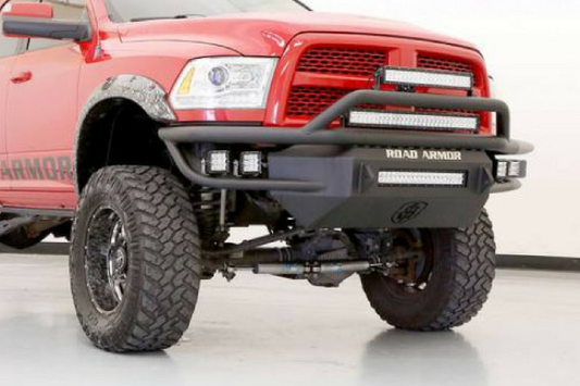 Road Armor Sahara SA3144B 2014-2015 Chevy Silverado 1500 Front Winch Ready Bumper Pre-Runner Style and Black Finish