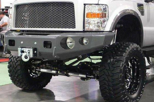 TrailReady 12100B Ford Bronco 1992-1996 Extreme Duty Front Bumper Winch Ready Base - BumperOnly
