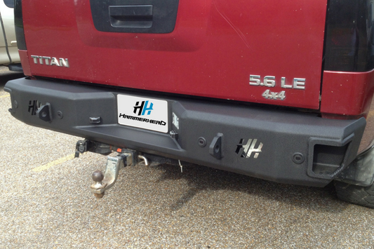 Hammerhead 600-56-0095 Nissan Titan Rear Bumper 2004-2009 with Sensors