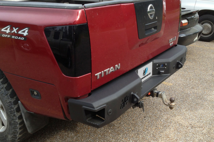 Hammerhead 600-56-0095 Nissan Titan Rear Bumper 2004-2009 with Sensors