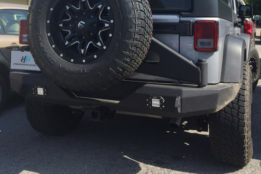 Hammerhead 600-56-0496 Jeep Wrangler JK Rear Bumper 2007-2017 Flush Mount