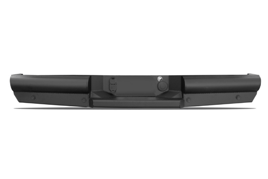 Fab Fours NT16-U3750-1 Nissan Titan XD 2016-2024 Black Steel Elite Rear Bumper