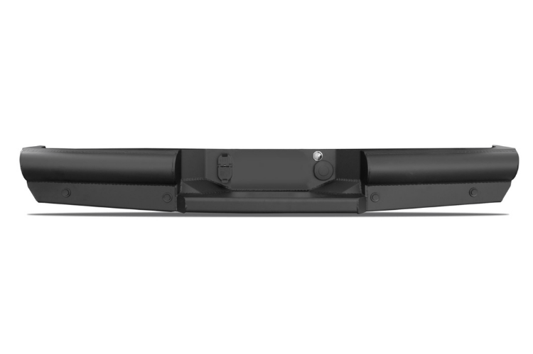 Fab Fours NT16-U3750-1 Nissan Titan XD 2016-2022 Black Steel Elite Rear Bumper