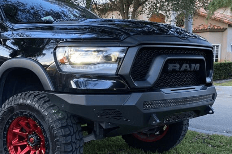 ADD F611402770103 Dodge Ram 1500 Rebel 2019-2023 Stealth Fighter Front Bumper with Sensor Cut Outs