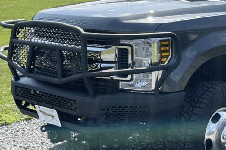 Ranch Hand MFF201BM1 2017-2022 Ford F250/ F350 Superduty Midnight Series Front Bumper With Grille Guard