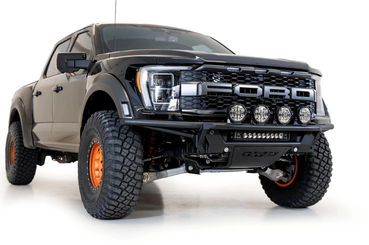 ADD F218102070103 Ford F150 Raptor 2021-2025 Pro Bolt-On Front Bumper black steel heavy duty off-road protection