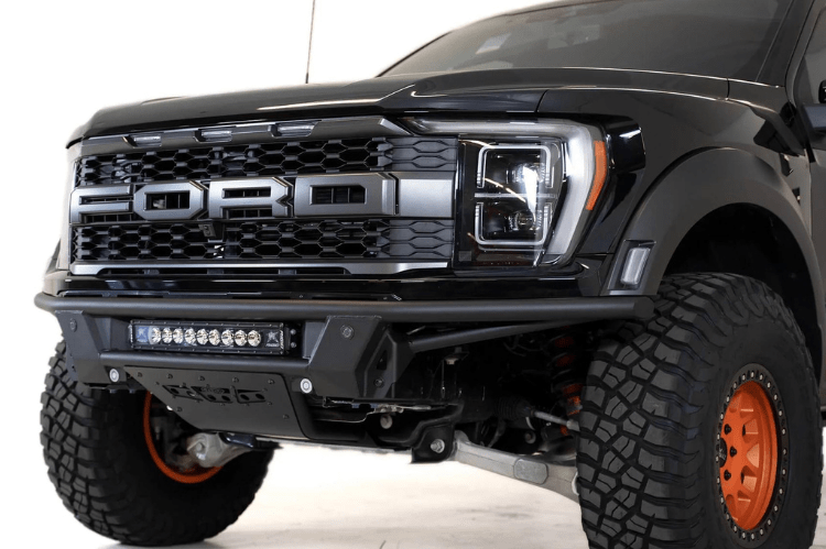ADD F218102070103 Ford F150 Raptor 2021-2025 Pro Bolt-On Front Bumper black steel heavy duty off-road protection