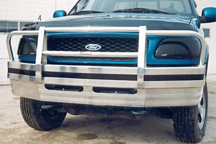 Ali Arc Traditional Aluminum Ford F450/F550 Superduty 1998-2007 Front Bumper With Rake FDR273