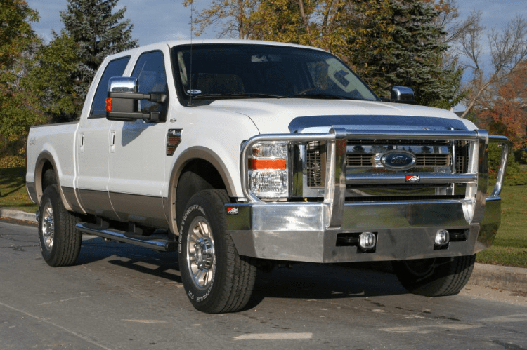 Ali Arc Traditional Aluminum Ford F450/F550 Superduty 1998-2007 Front Bumper With Rake FDR273