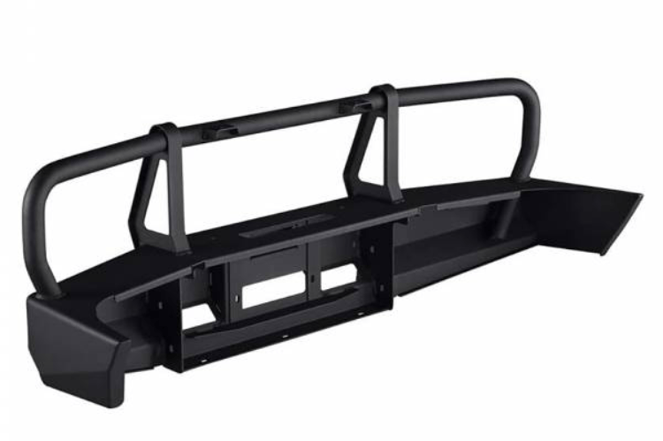 ARB 3423040 Toyota Tacoma 1995-2004 Deluxe Front Bumper Winch Ready with Grille Guard Integrit Textured Black Powder Coat Finish