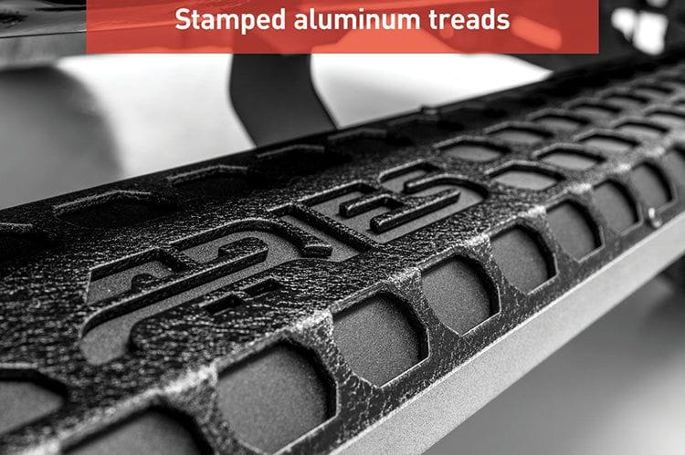 Aries 2055975 1999-2023 Ford F250/F350/F450 Super Duty AdvantEDGE 5 1/2" X 75" Black Aluminum Side Bar Running Boards