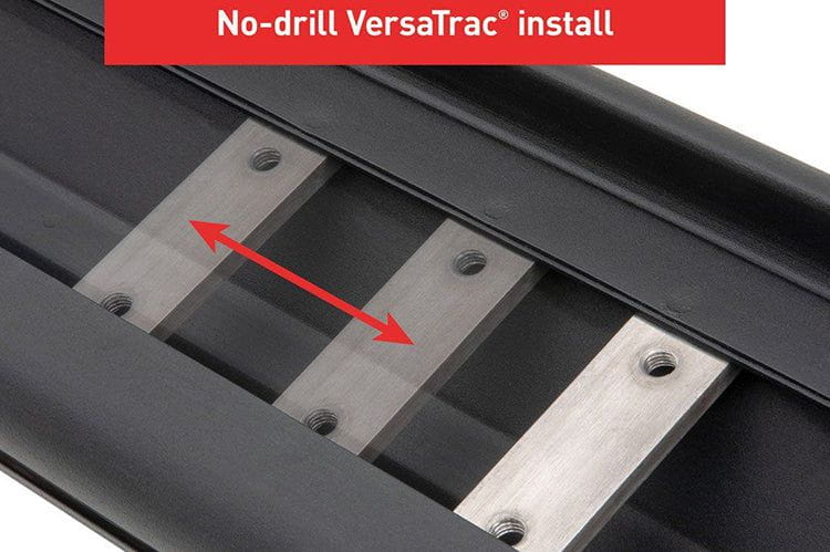 Aries 2057975 1999-2023 Ford F250/F350/F450 Super Duty AscentStep 5 1/2" X 75" Black Steel Running Boards