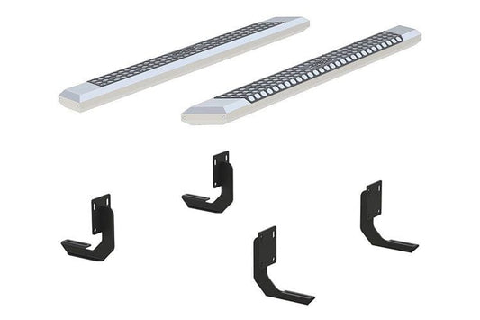 Aries 2555014 1999-2016 Ford F250/F350 Super Duty AdvantEDGE 5 1/2" X 75" Chrome Aluminum Side Bar Running Boards