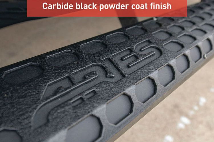 Aries 2556013 1999-2016 Ford F250/F350 Super Duty AdvantEDGE 5 1/2" X 53" Black Aluminum Side Bar Running Boards