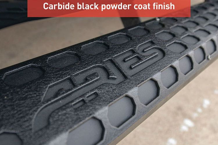Aries 2556014 1999-2016 Ford F250/F350 Super Duty AdvantEDGE 5 1/2" X 75" Black Aluminum Side Bar Running Boards