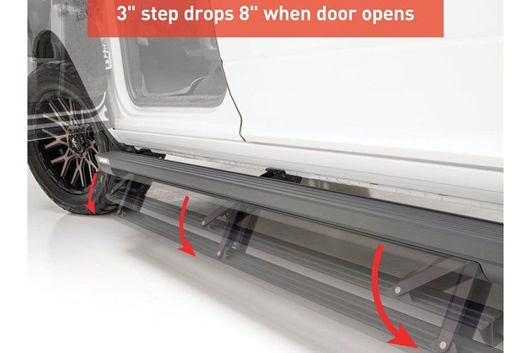 Aries 3025183 1999-2019 Ford F250/F350/F450 Super Duty ActionTrac 87.6" Powered Running Boards