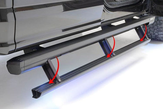Aries 3048324 1999-2019 Ford F250/F350/F450 Super Duty ActionTrac 87.6" Powered Running Boards