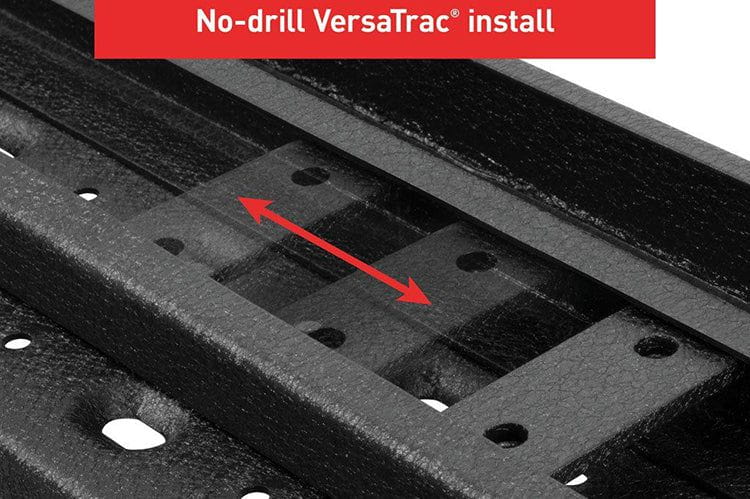 Aries C2885 2017-2022 Ford F250/F350/F450 Super Duty RidgeStep 6 1/2" X 85" Black Steel Running Boards