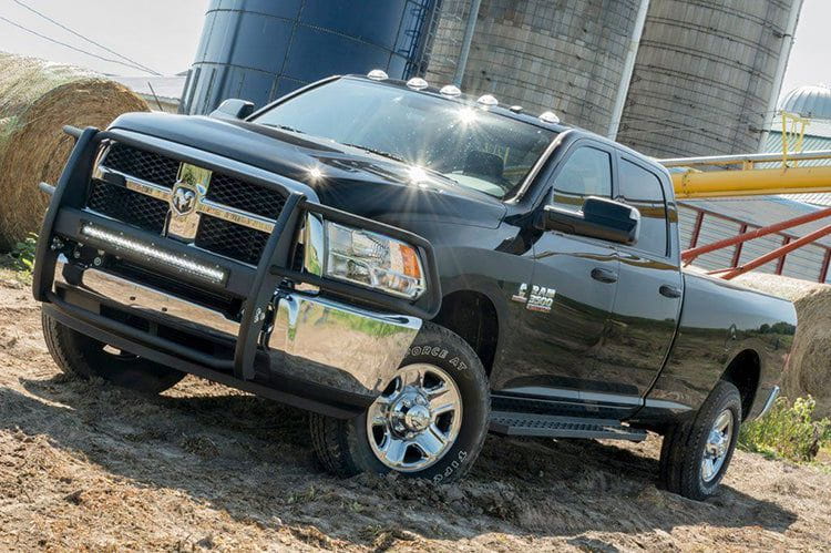 Aries C2885 2017-2022 Ford F250/F350/F450 Super Duty RidgeStep 6 1/2" X 85" Black Steel Running Boards