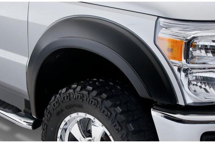 Bushwacker 20085-02 Ford F250/F350/F450 Super Duty 2011-2016 Extend-A-Fender Style 2PC Front Fender Flares