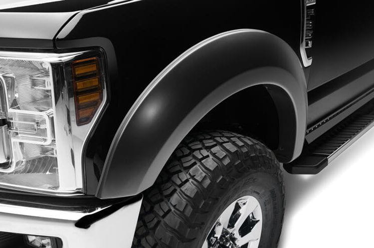 Unfinished Fiberglass Fender Flares For 2011-2016 Ford F250/F350 Super Duty – 4-Piece Set, Factory Style