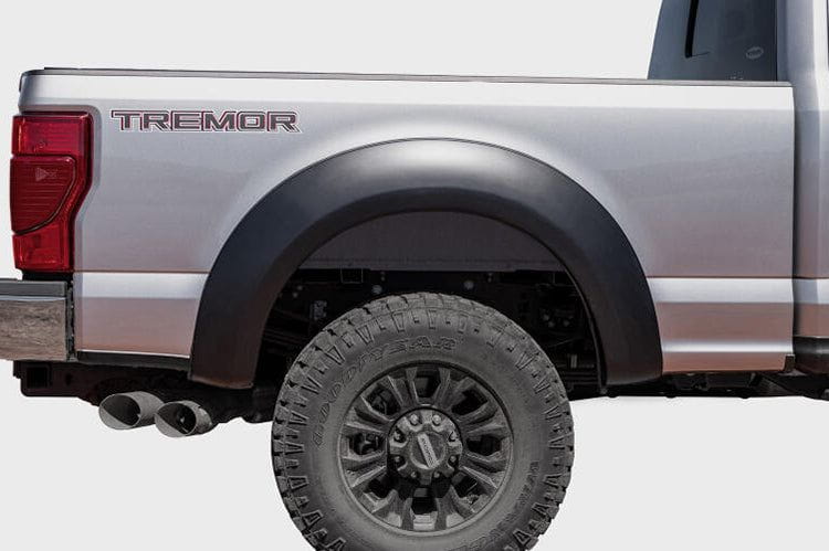 Bushwacker 20088-02 Ford F250/F350/F450 Super Duty 2017-2022 Extend-A-Fender Style 2PC Rear Fender Flares