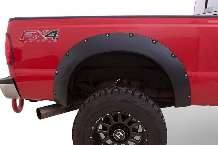 Bushwacker 20101-02 Ford F250/F350/F450 Super Duty 2011-2016 Cutout Style 2PC Front Fender Flares