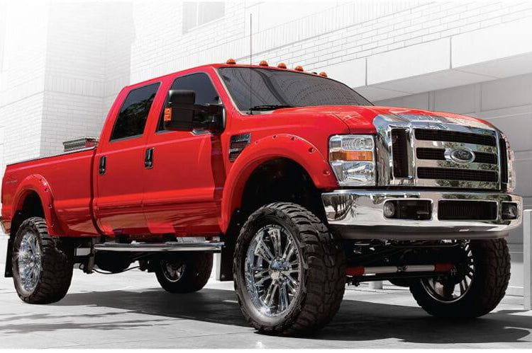 Bushwacker 20917-02 Ford F250/F350/F450 Super Duty 2008-2010 Pocket Style 4PC Fender Flares