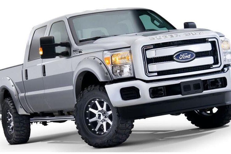 Bushwacker 20931-02 Ford F250/F350/F450 Super Duty 2011-2016 Pocket Style 4PC Fender Flares