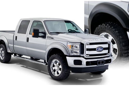 Bushwacker 20932-02 Ford F250/F350/F450 Super Duty 2011-2016 Extend-A-Fender Style 4PC Fender Flares