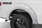 Bushwacker 20942-12 Ford F250/F350/F450 Super Duty 2017-2022 Pocket Style Color Oxford White Smooth Finish 4PC Fender Flares