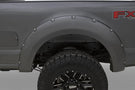 Bushwacker 20942-82 Ford F250/F350/F450 Super Duty 2017-2022 Pocket Style Color Shadow Black Smooth Finish 4PC Fender Flares