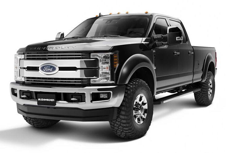 Bushwacker 20943-02 Ford F250/F350/F450 Super Duty 2017-2022 Extend-A-Fender Style 4PC Fender Flares